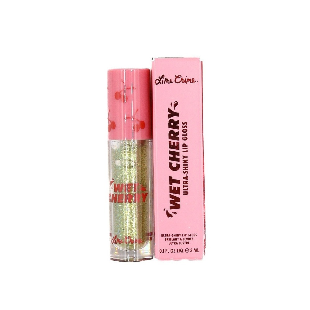 Lime Crime - Wet Cherry Ultra-Shiny‎ Lip Gloss - Cherry Slime - 0.1 oz / 3 ml